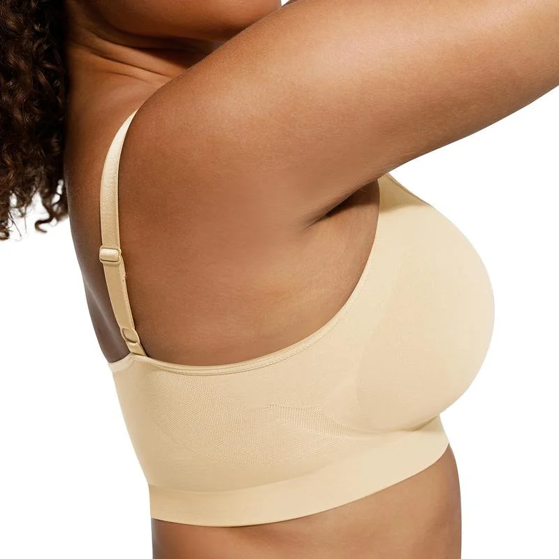 🔥 Feelingirl Everyday Wireless Bra Unlined Soft Bra