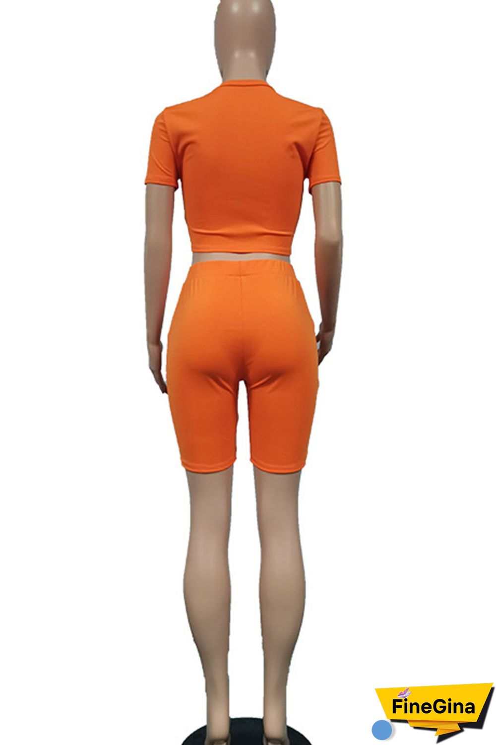 Black Casual Sportswear Print Bandage Patchwork O Neck Short Sleeve Two Pieces