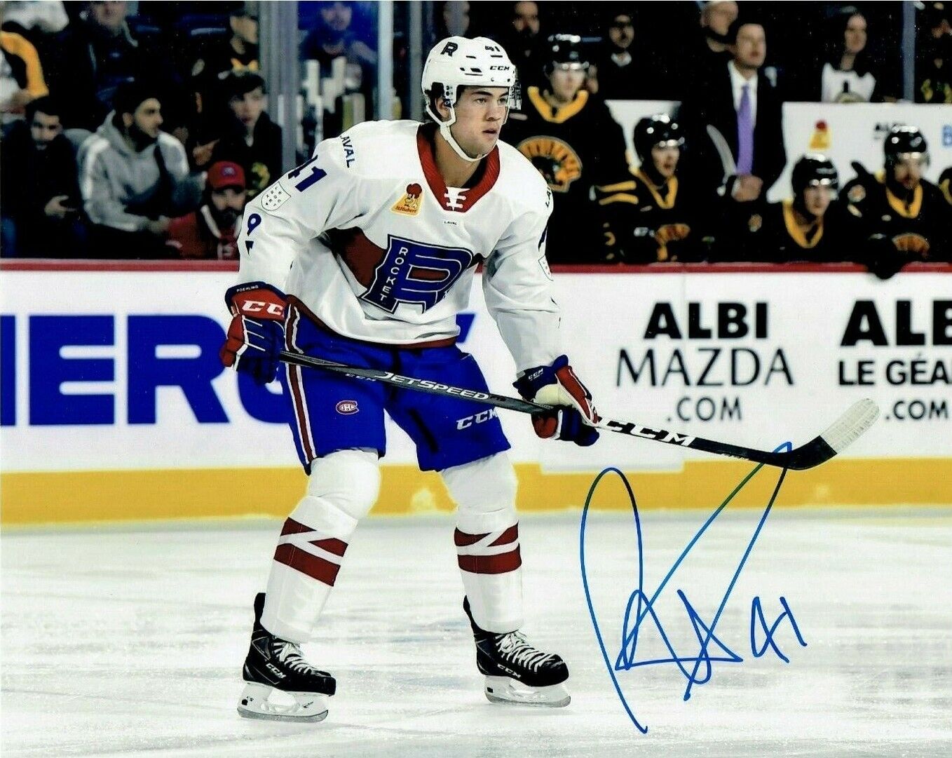 RYAN POEHLING autographed SIGNED LAVAL ROCKET 8X10 Photo Poster painting MONTREAL CANADIENS