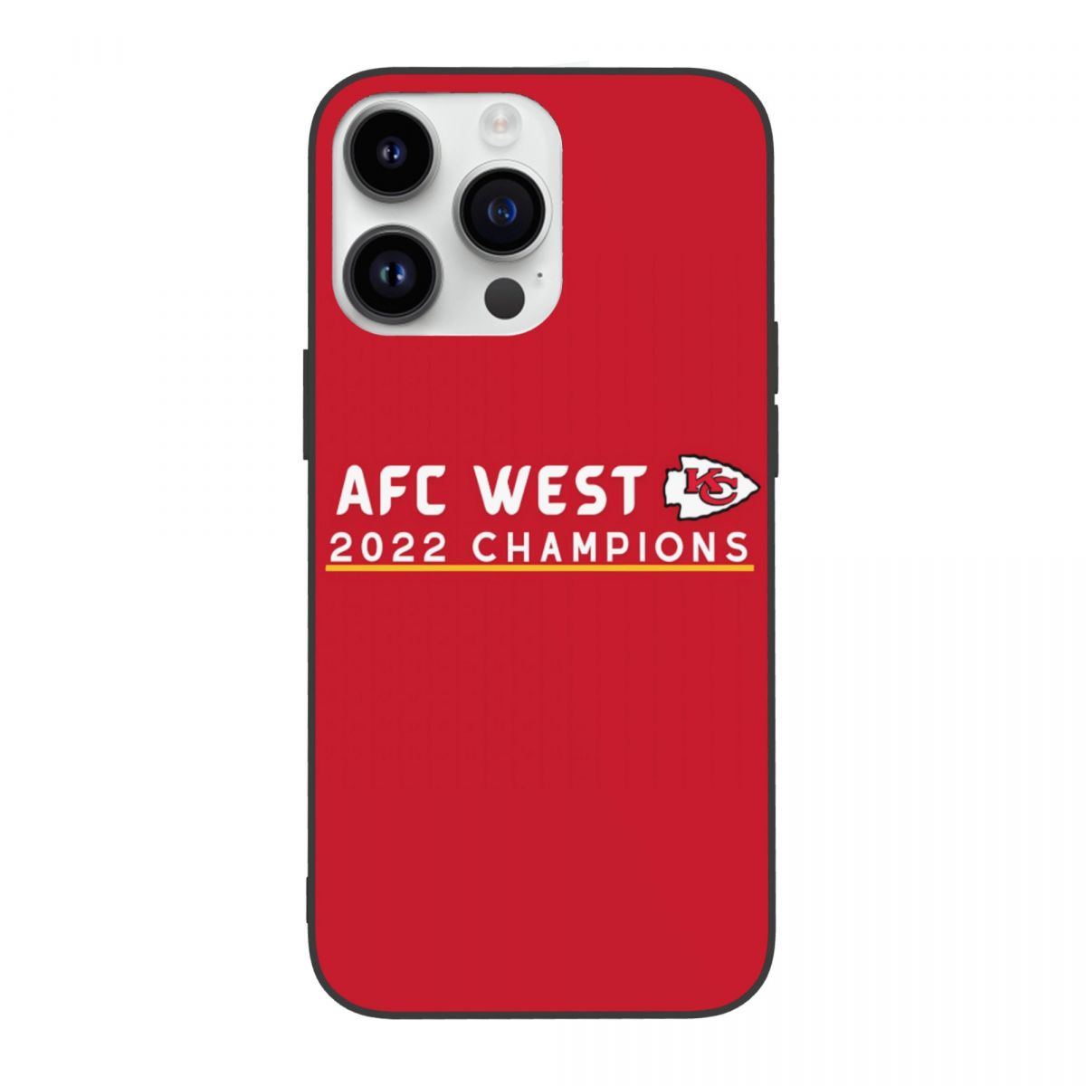 Kansas City Chiefs 2022 AFC West Champions iPhone Case Cover