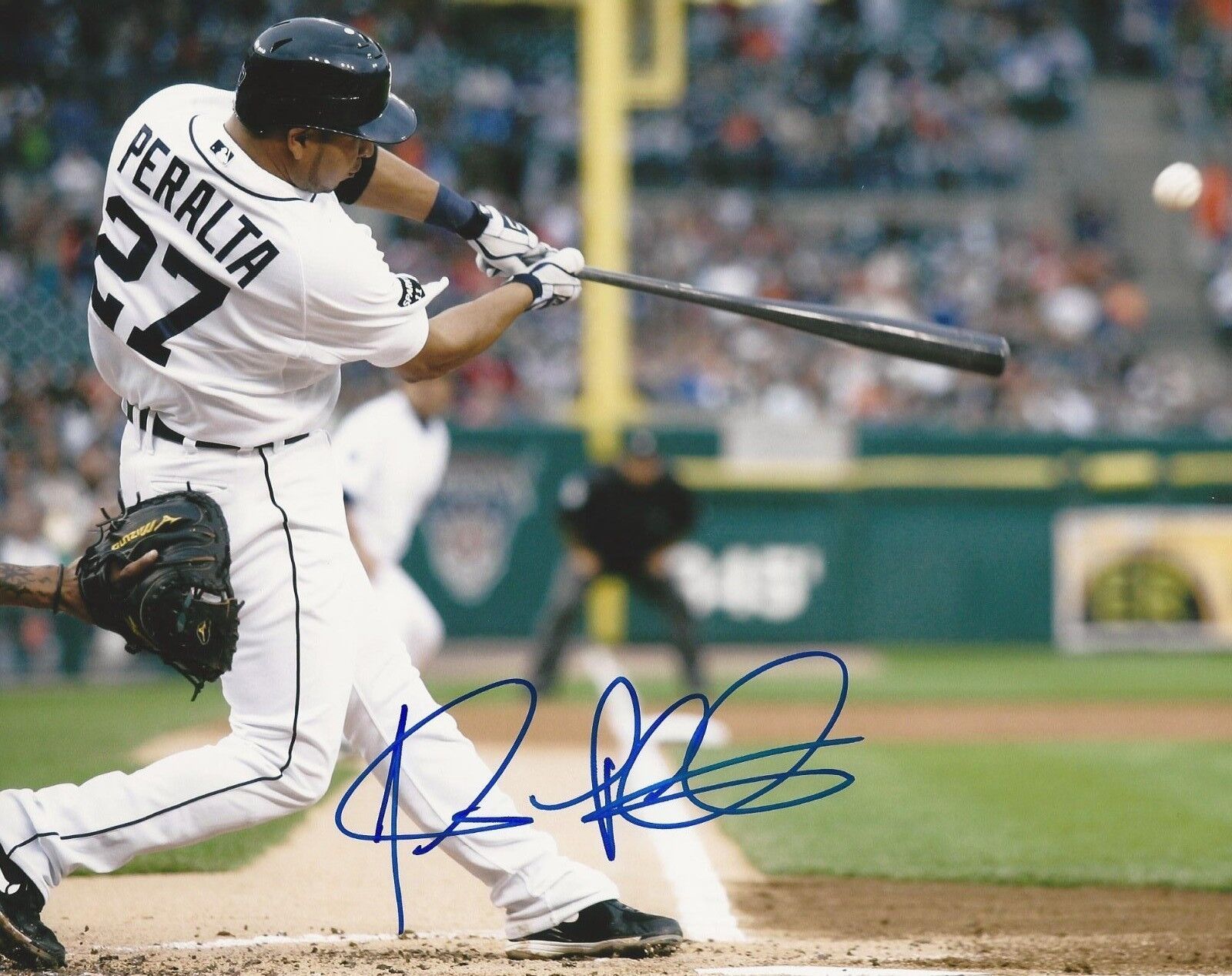 **GFA Detroit Tigers *JHONNY PERALTA* Signed 8x10 Photo Poster painting AD3 COA**