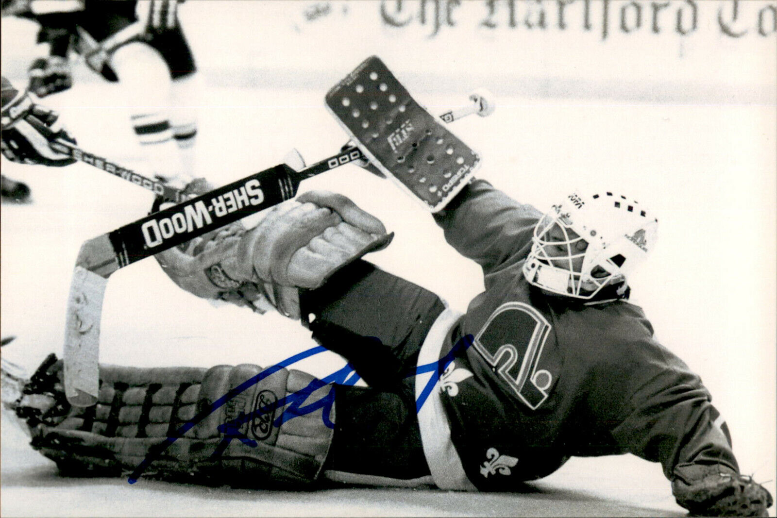 Richard Sevigny SIGNED autographed 4x6 Photo Poster painting QUEBEC NORDIQUES #2