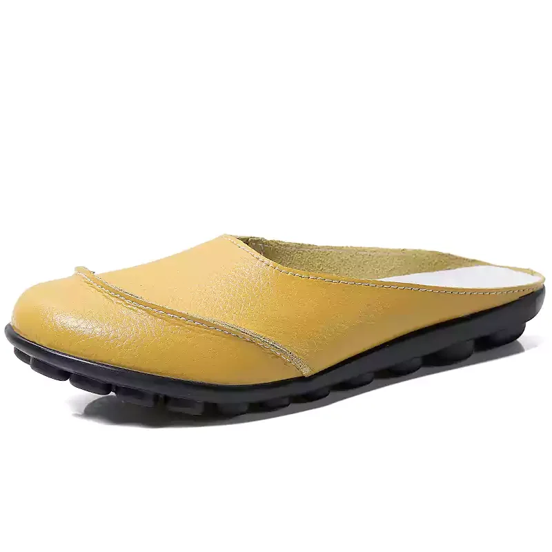 Letclo™ Leather Soft Soles Comfortable Flat Sandals letclo Letclo