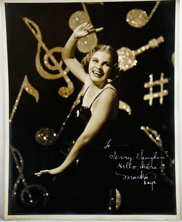 Rare Vintage MARTHA RAYE Signed Photo Poster painting - 11 x 14