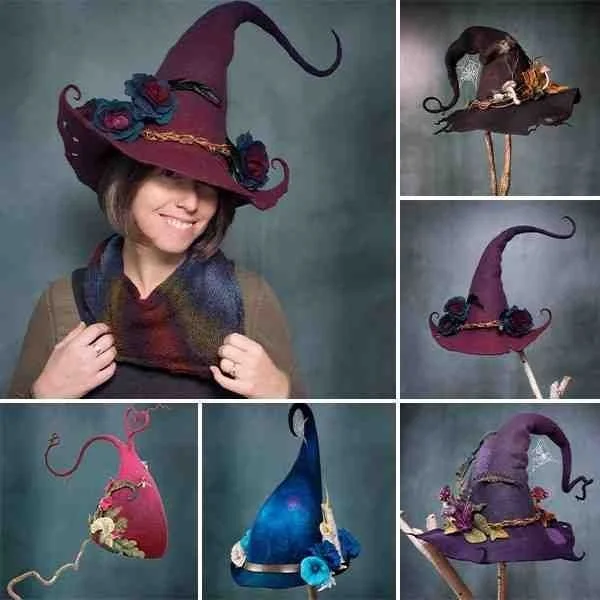 Hot Sale 49% OFF🎃Halloween Party Felt Witch Hats