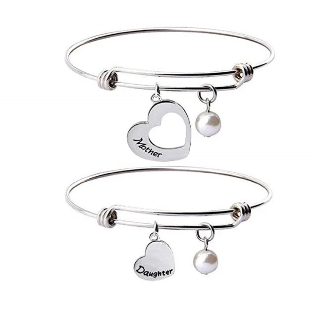 2 Pcs Bracelet Necklace For Mother and daughter
