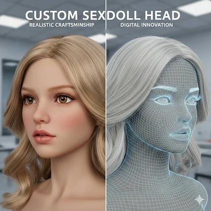 custom sex doll head Qiaoer 100/110/125/140cm Realistic skin texture Silicone Head & TPE Body  Real Mini Sex Doll [Customizable]