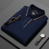 Men's Business Casual Cotton Polo Shirt