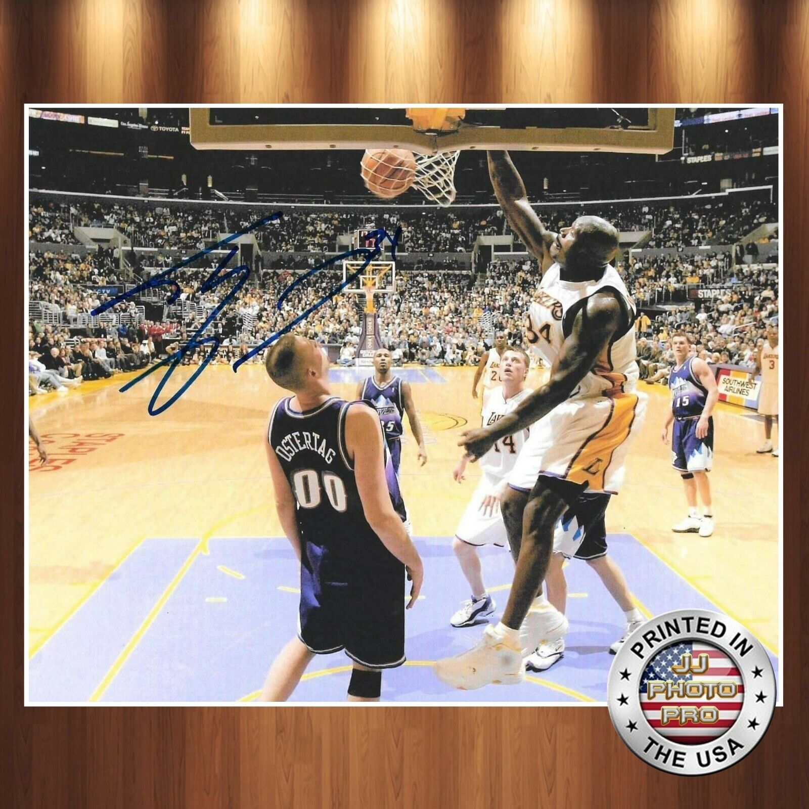 Shaquille O’Neal Shaq Autographed Signed 8x10 Photo Poster painting (HOF Lakers) REPRINT