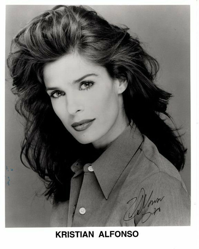 Kristian alfonso signed autographed Photo Poster painting