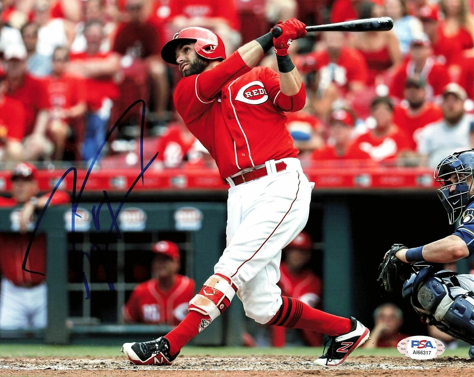 Jose Peraza signed 8x10 Photo Poster painting PSA/DNA Cincinnati Reds Autographed