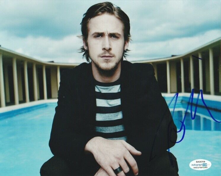 *HOT* YOUNG RYAN GOSLING SIGNED 8x10 Photo Poster painting! THE NOTEBOOK DRIVE ACOA COA PROOF!