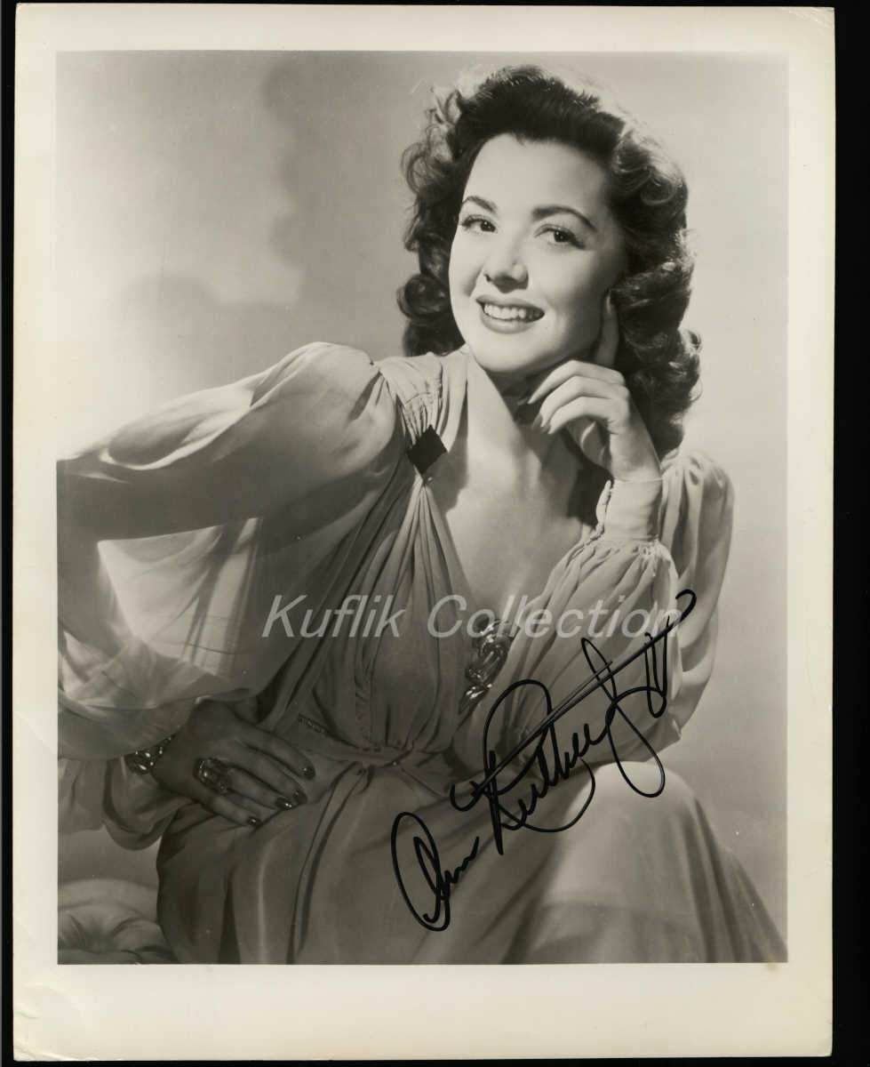 Ann Rutherford - Signed Vintage Celebrity Autograph Photo Poster painting