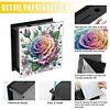 (US Local)Rose DIY Money Storage Box Diamond Painting Art Piggy Bank for Beginners