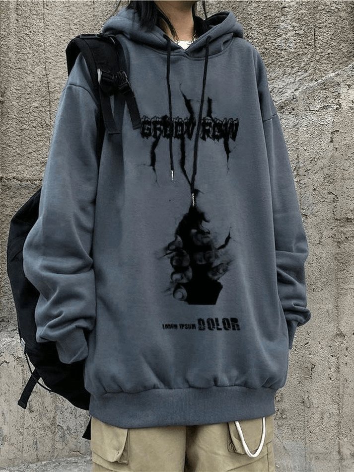 Wall Escape Printed Hoodie