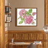 Pink Rose-14CT Stamped Cross Stitch 30*27cm/11.81*10.63in