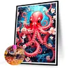 >SALE<5D DIY Full Round Drill Diamond Painting Octopus Home Decor Art Craft 30x40cm