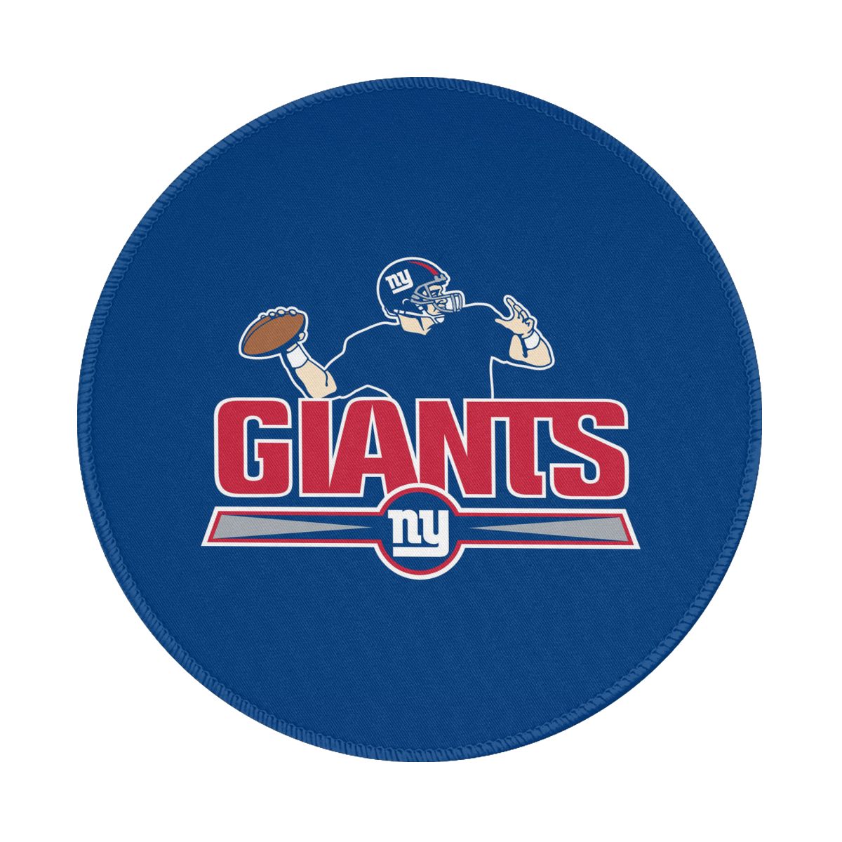 New York Giants Logo Non-Slip Rubber Round Mouse Pad