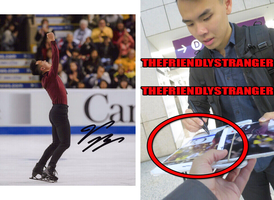 NAM NGUYEN signed Autographed 8X10 Photo Poster painting A - EXACT PROOF - Figure Skating COA