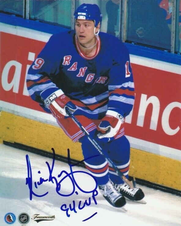 NICK KYPREOS SIGNED NEW YORK NY RANGERS 8x10 Photo Poster painting #1 Autograph