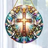 Diamond Painting Acrylic Cross Hanging Pendant Home Decor
