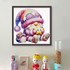(US Only)Dwarf Printed Cross Stitch Kit 49x49cm DIY 14CT Thread Art Needlework Home Decor