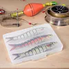 3Pcs Sinking Wobblers Fishing Lures Multi-Section Hard Bait for Pike Bass Trout