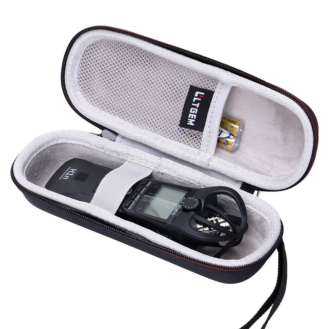 LTGEM EVA Hard Carrying Case for Zoom H1n Handy Portable Digital Recorder (2018 Model)