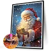 Diamond Painting-DIY Full Round Drill Santa Claus