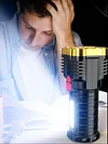 P7900 Super Bright Flashlight Portable USB Waterproof Hiking Searchlight