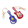 >SALE<5pcs DIY Violin Full Drill Special Shaped Diamond Painting Keychains Gifts