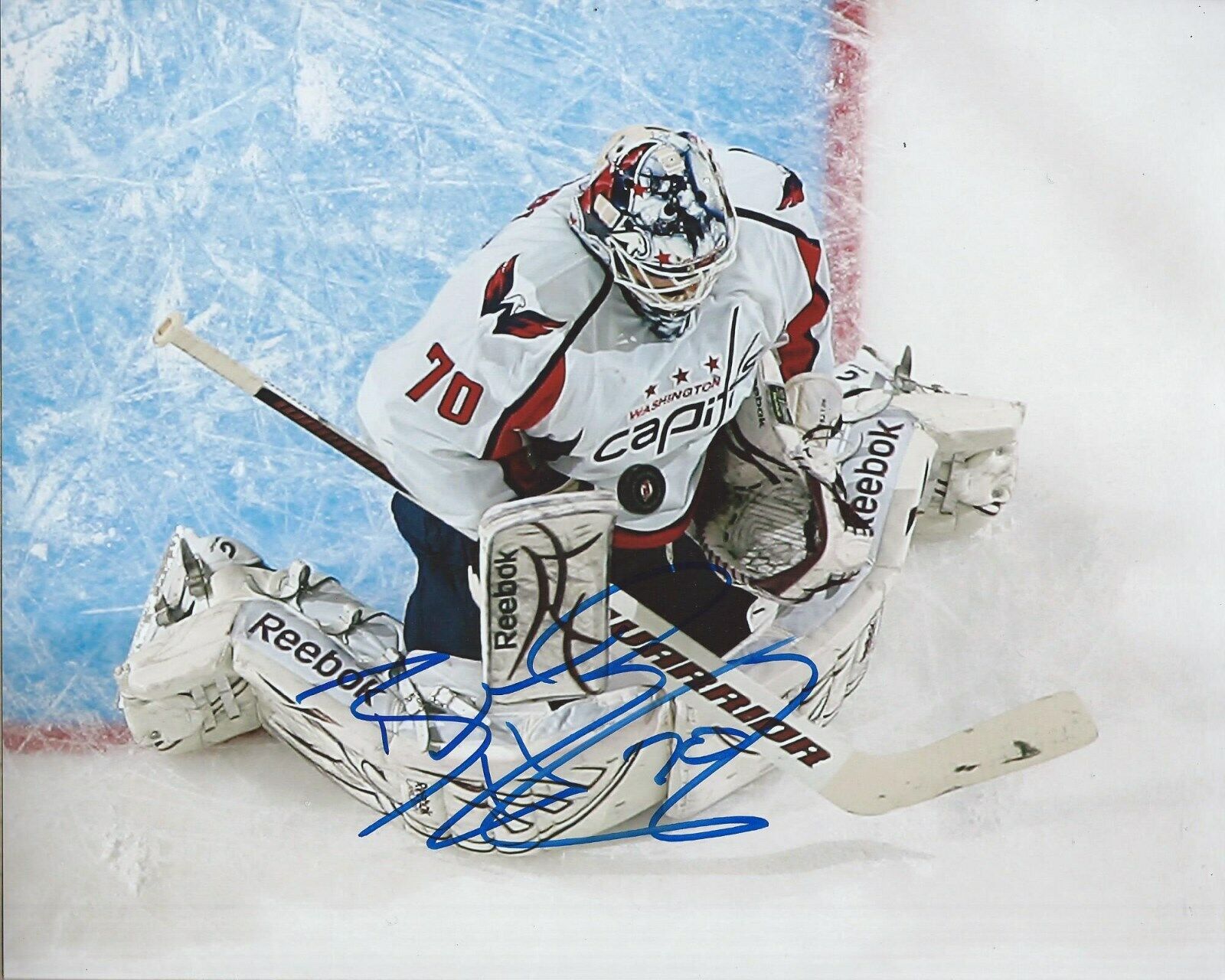 Braden Holtby Signed 8x10 Photo Poster painting Washington Capitals Autographed COA B