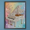 Diamond Painting-DIY Special Shaped Drill Pearl Painting Piano(35x45cm)