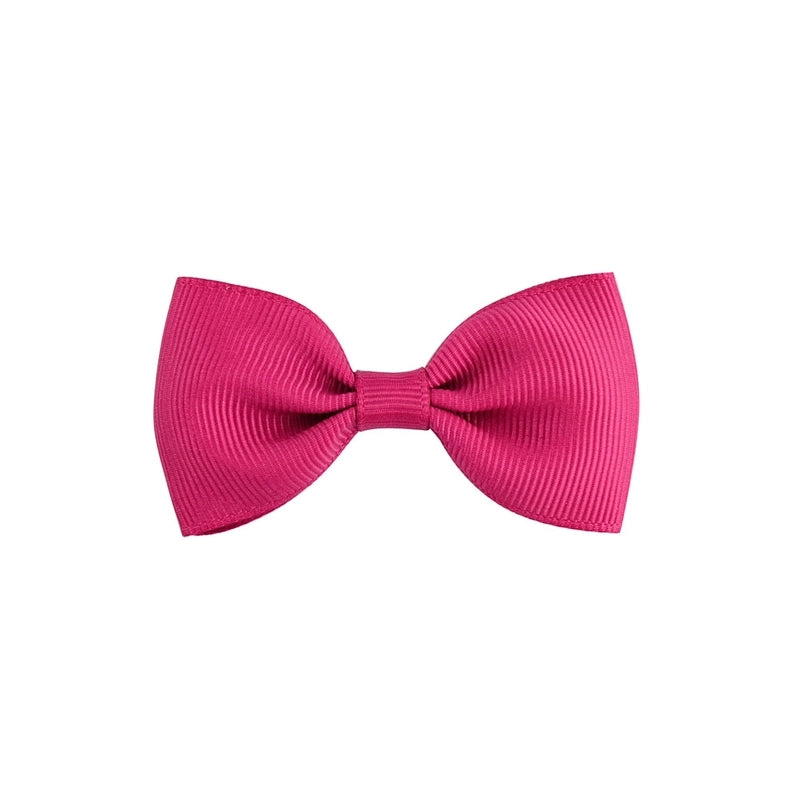 Solid Color Children’s Bow European Version Cute Hairpin Baby Hair Accessories Flat Head Bow Tie 643
