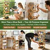 The 9-Tier No-Assembly Bamboo Rack !🌿👟