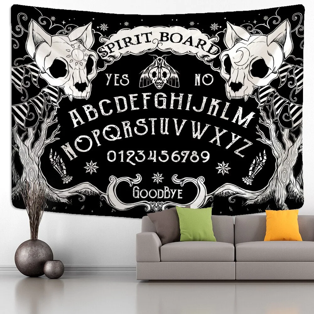Cat Mysterious Tapestry Wall Hanging Bohemian Hippie TAPIZ Witchcraft Bedspread Divination Home Decor