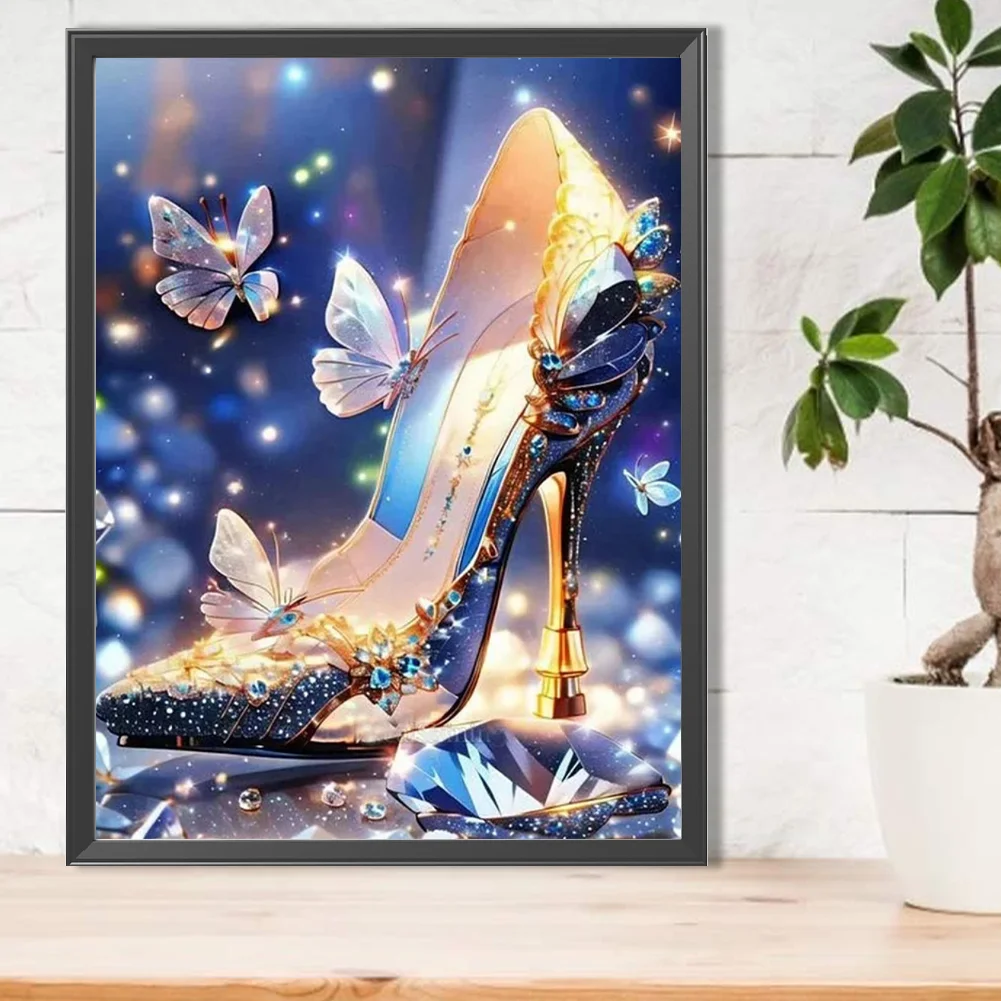 Partial AB Diamond Painting - Full Round Drill - Dream High Heels(Canvas|35*45cm)