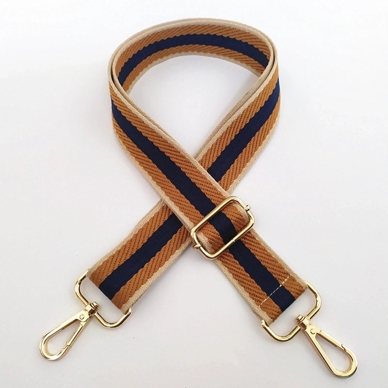 Polyester Color Block Bag Strap