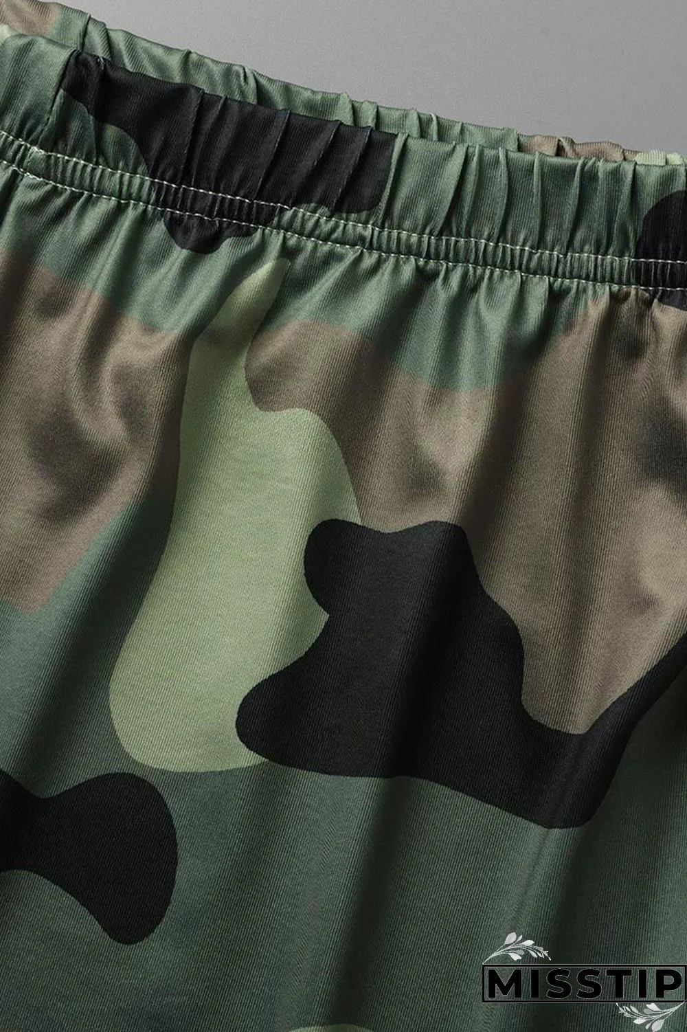 Black White Casual Street Print Tassel Patchwork O Neck Plus Size Two Pieces