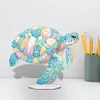 Diamond Painting Acrylic Sea Turtle Desktop for Home Office Decor