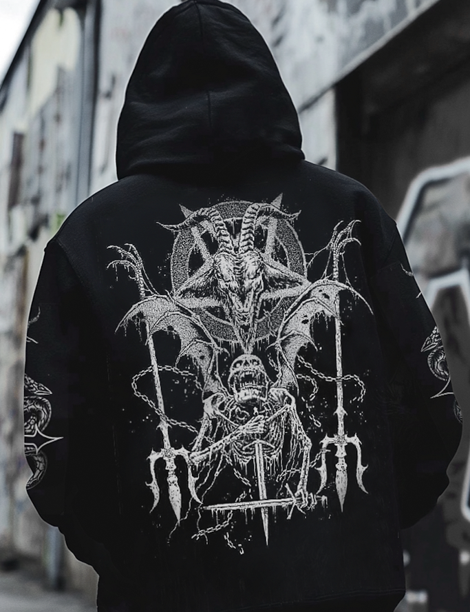 The Devil's Lord of Hell Unisex Casual Sports Hoodie / Rvogue / Rvogue
