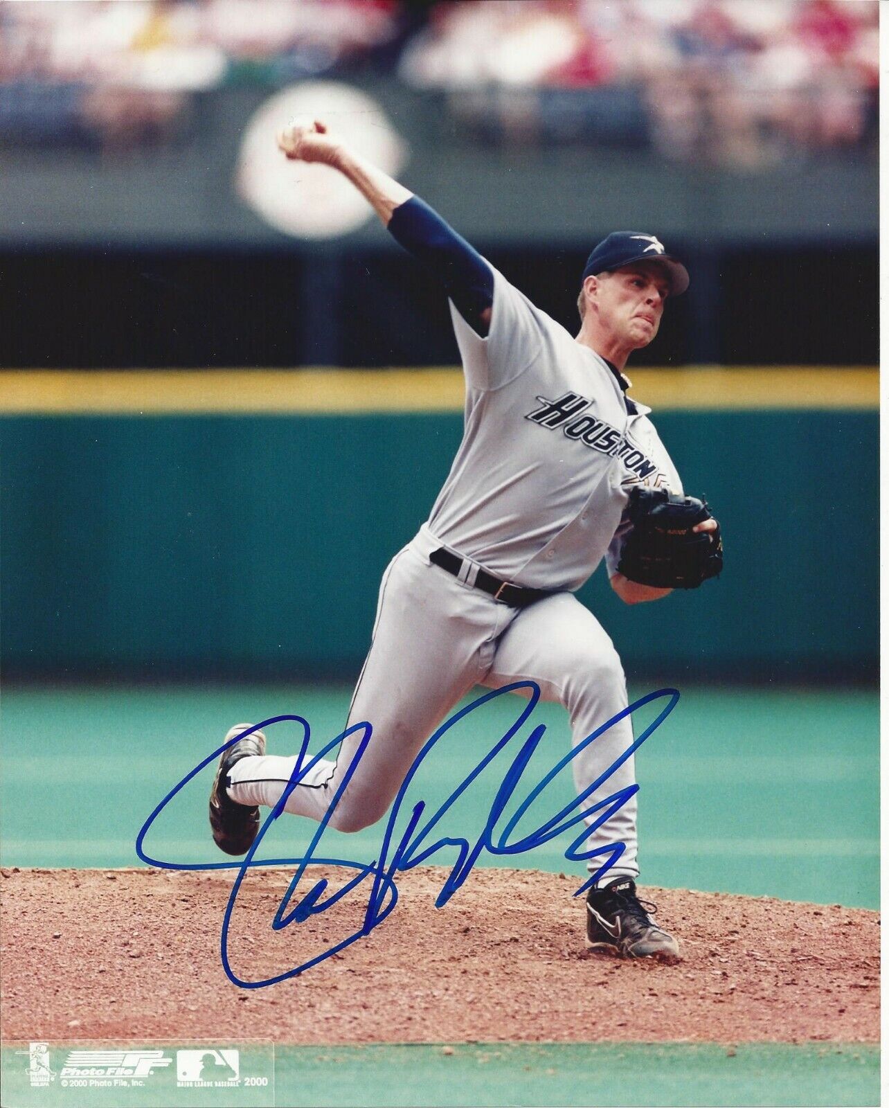 Shane Reynolds Houston Astros autographed 8x10#S905