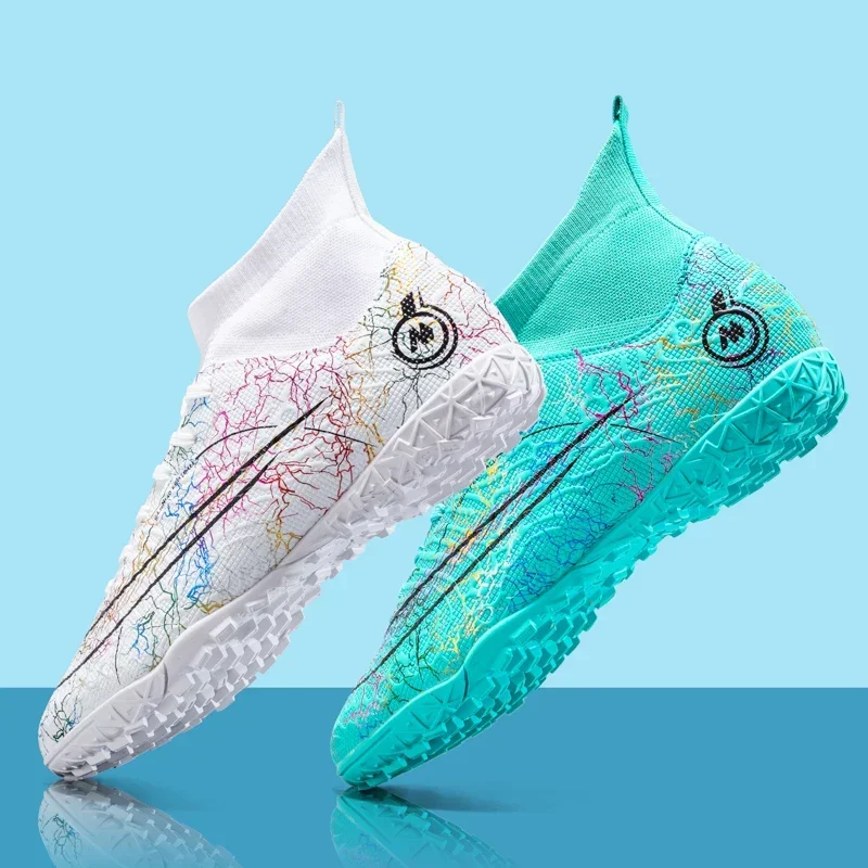 Man  Sports Football Shoes Breathable Outdoor Lightweight Soccer Shoes Male Football Futsal Shoe Sneakers Unisex Soccer Cleats