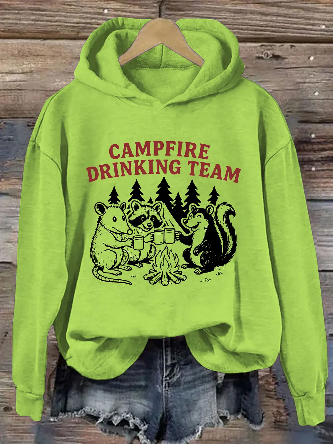 Campfire Drinking Team Hoodie