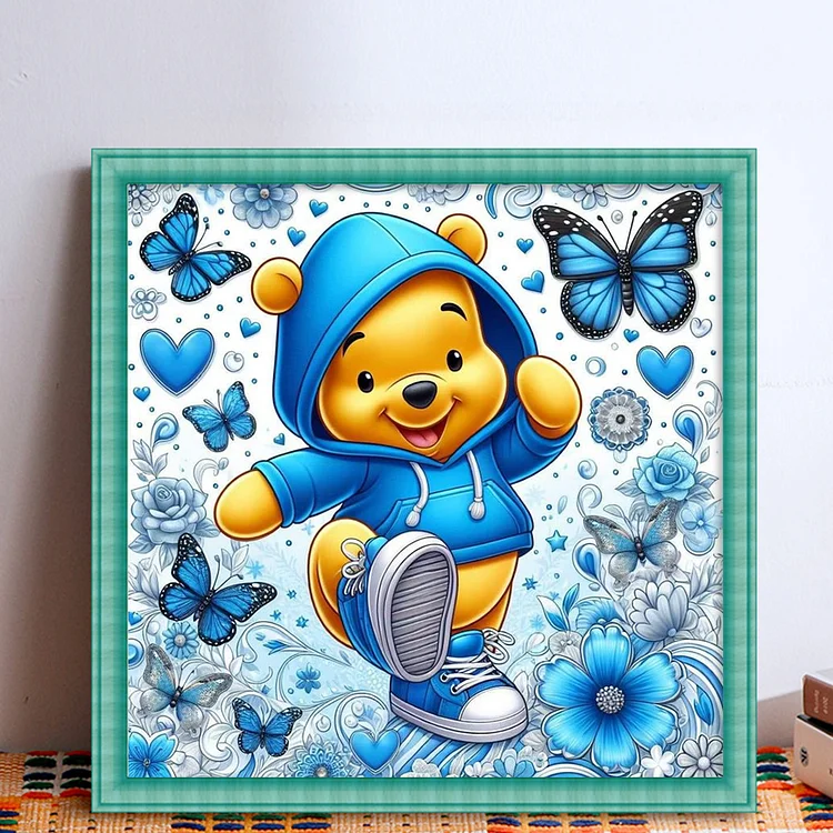 Huacan Brand】Disney Winnie The Pooh 11CT Stamped Cross