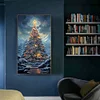 (40*70cm)Snowy Xmas Tree - Full Round Drill Diamond Painting