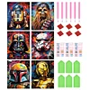（6-Pack)Star Wars-Full Round Diamond Painting 30*40CM