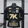 2025/2026 Player Version Santos Home New Ads Black Football Shirt 1:1 Thai Quality