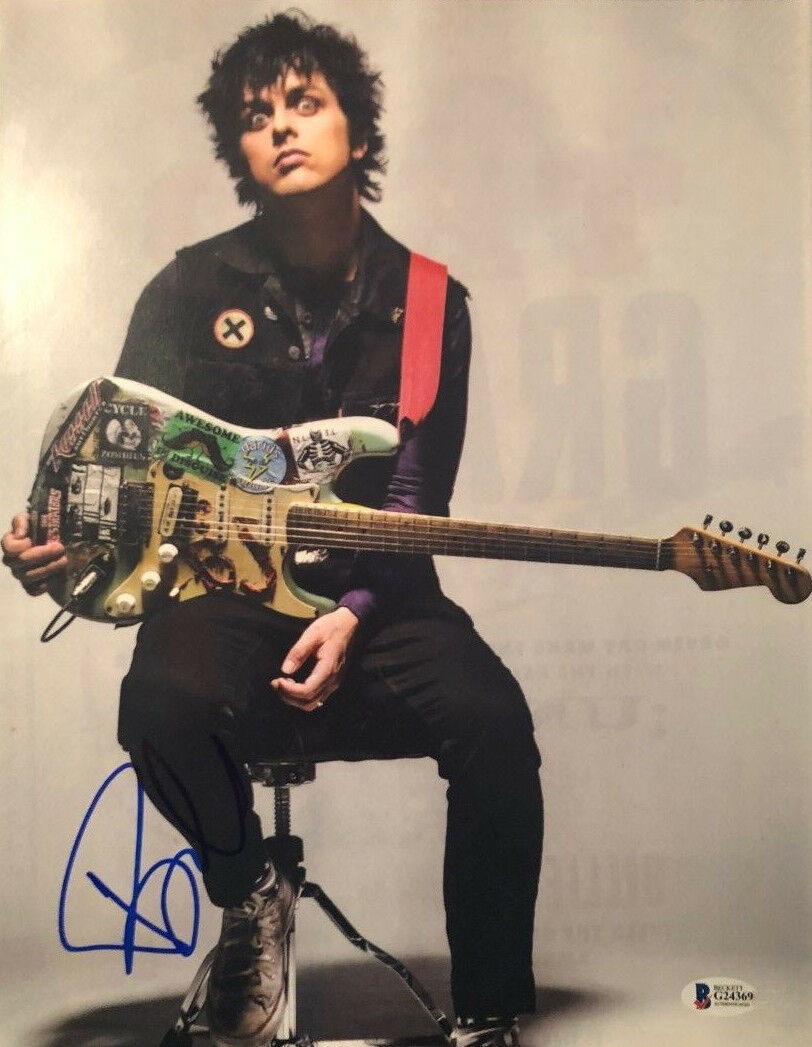 Billie Joe Armstrong signed autographed 11x14 Photo Poster painting Green Day Beckett BAS