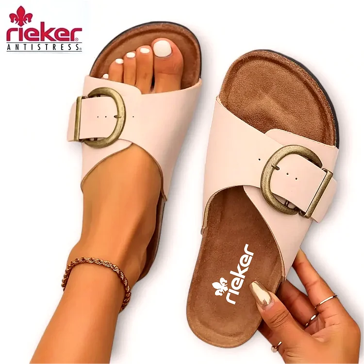 RIEKER® Novas Sandálias Ortopédicas Casuais de Verão para Mulher
